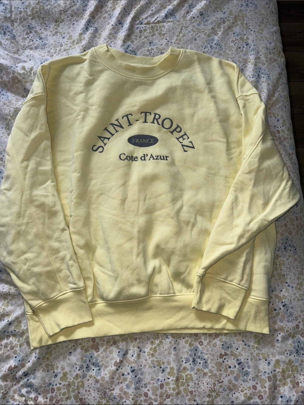 Yellow Crewneck Sweatshirt